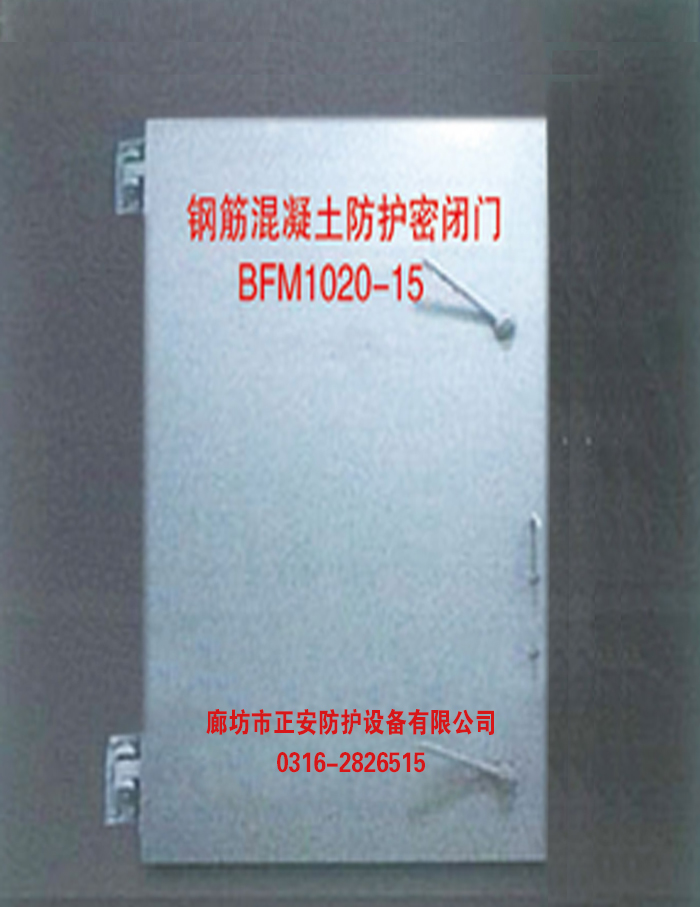 钢筋混凝土单扇防护密闭门